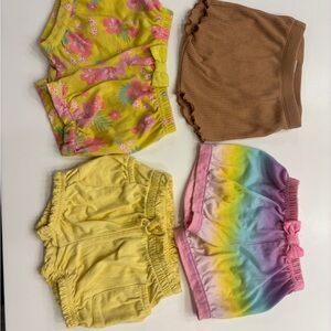 6-12 Month Colorful Kids Shorts Set